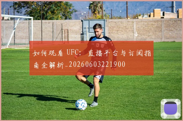 如何观看 UFC:直播平台与订阅指南全解析_20260603221900